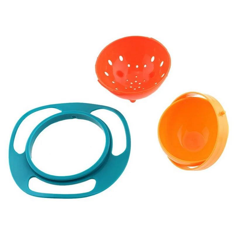 Universal Gyro Feeding Bowl – Spill-Proof Balance Bowl for Kids