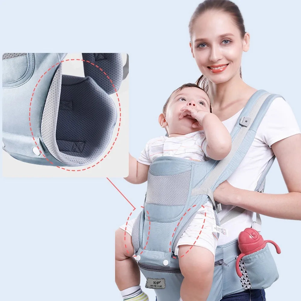 Ultimate 6-in-1 SecureNest Hip Seat Baby Carrier