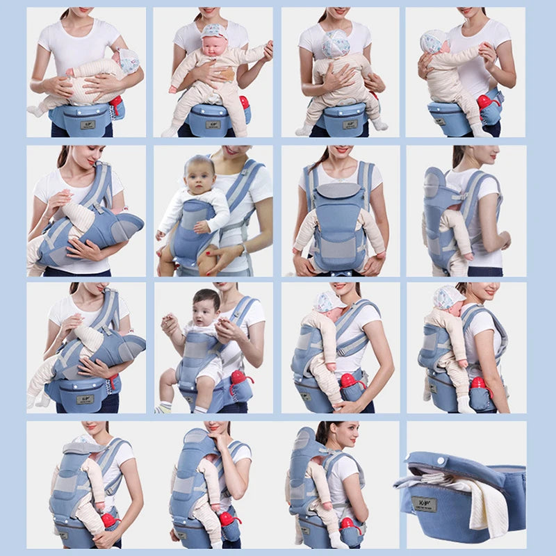 Ultimate 6-in-1 SecureNest Hip Seat Baby Carrier