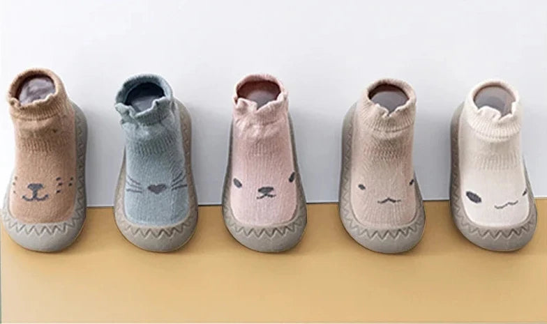 Cute Baby Socks Shoes – Soft Soles for First Walkers